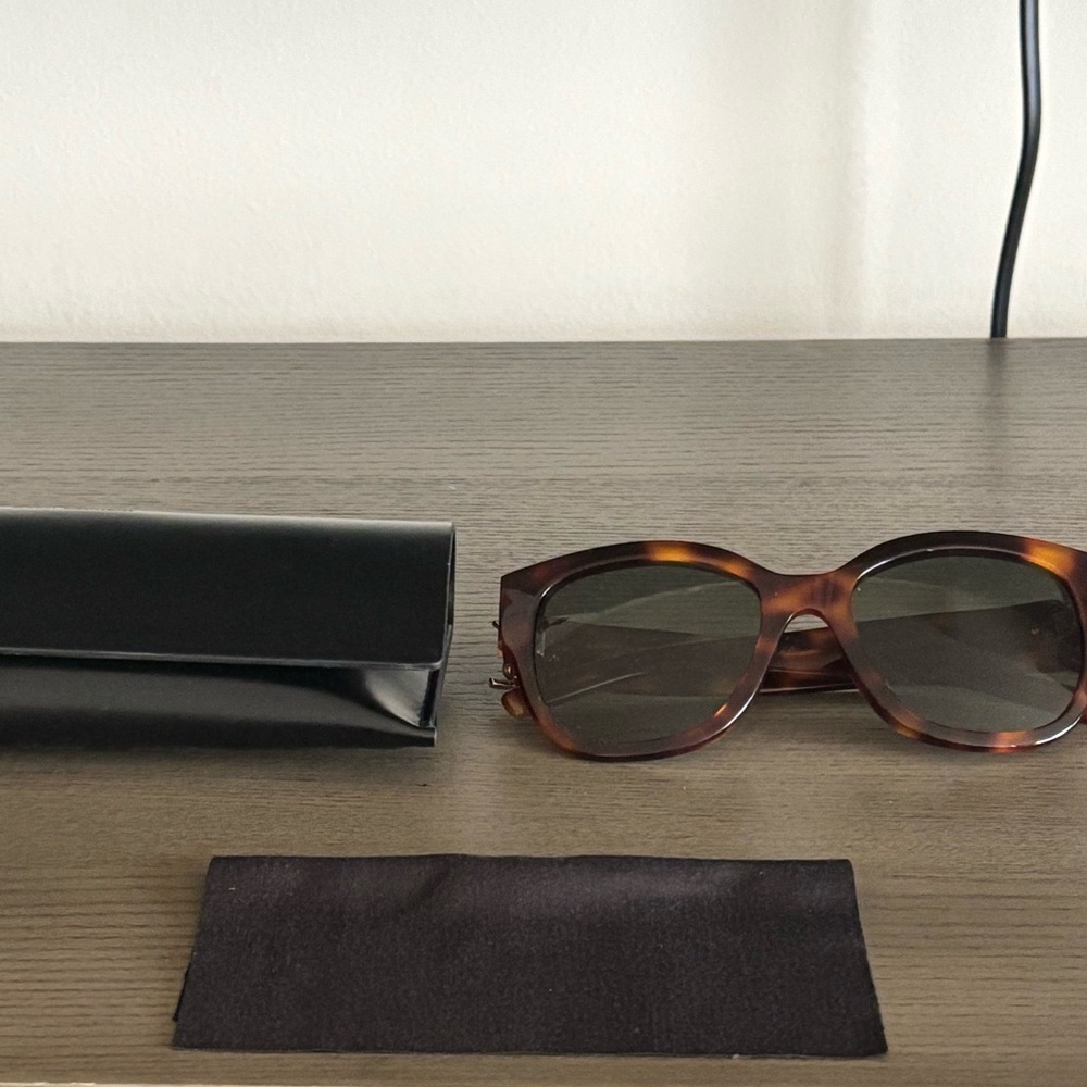 Saint Laurent Tortoise Shell Sunglasses SL M95/F 003